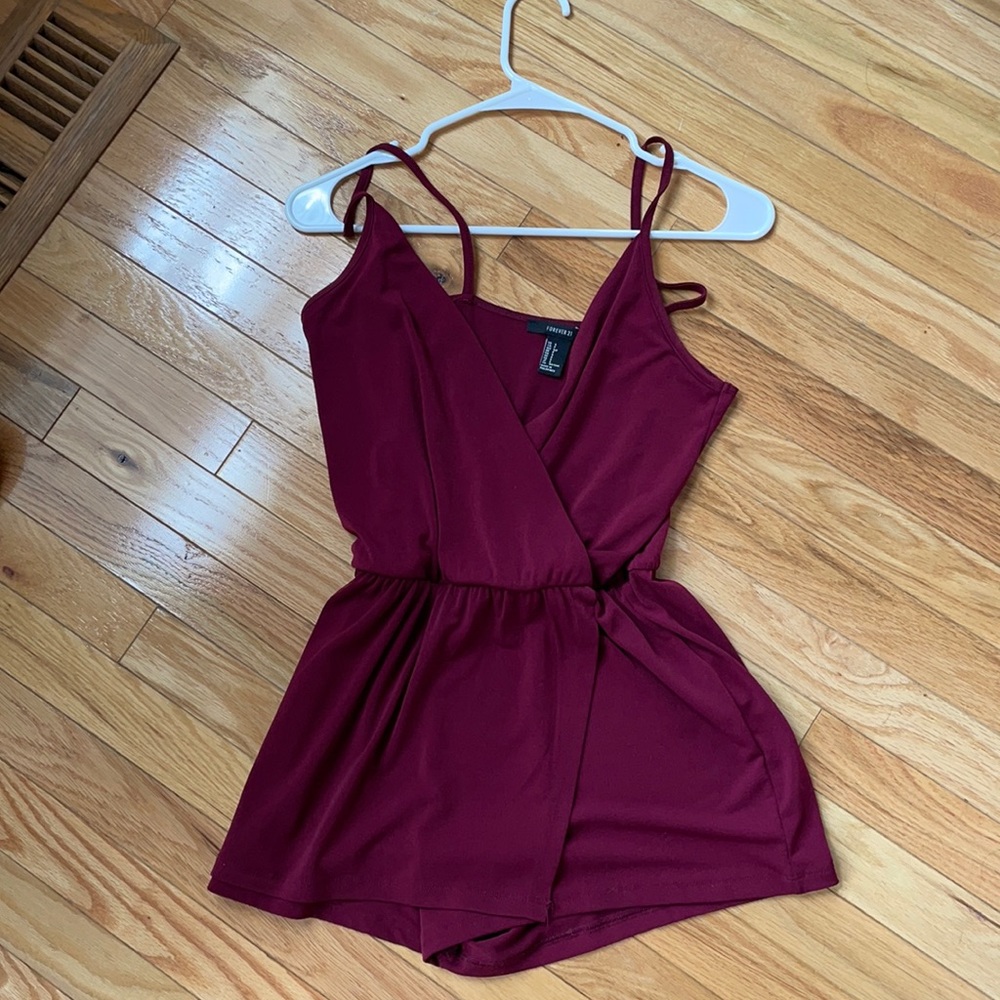 Maroon romper